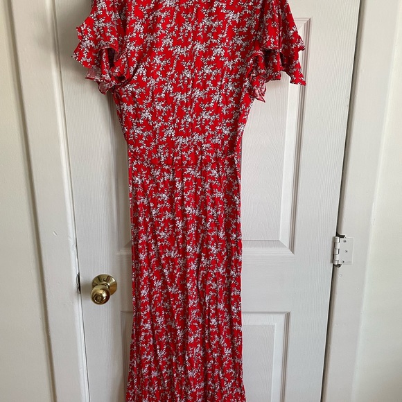 French Connection red maxi dress - Picture 2 of 5